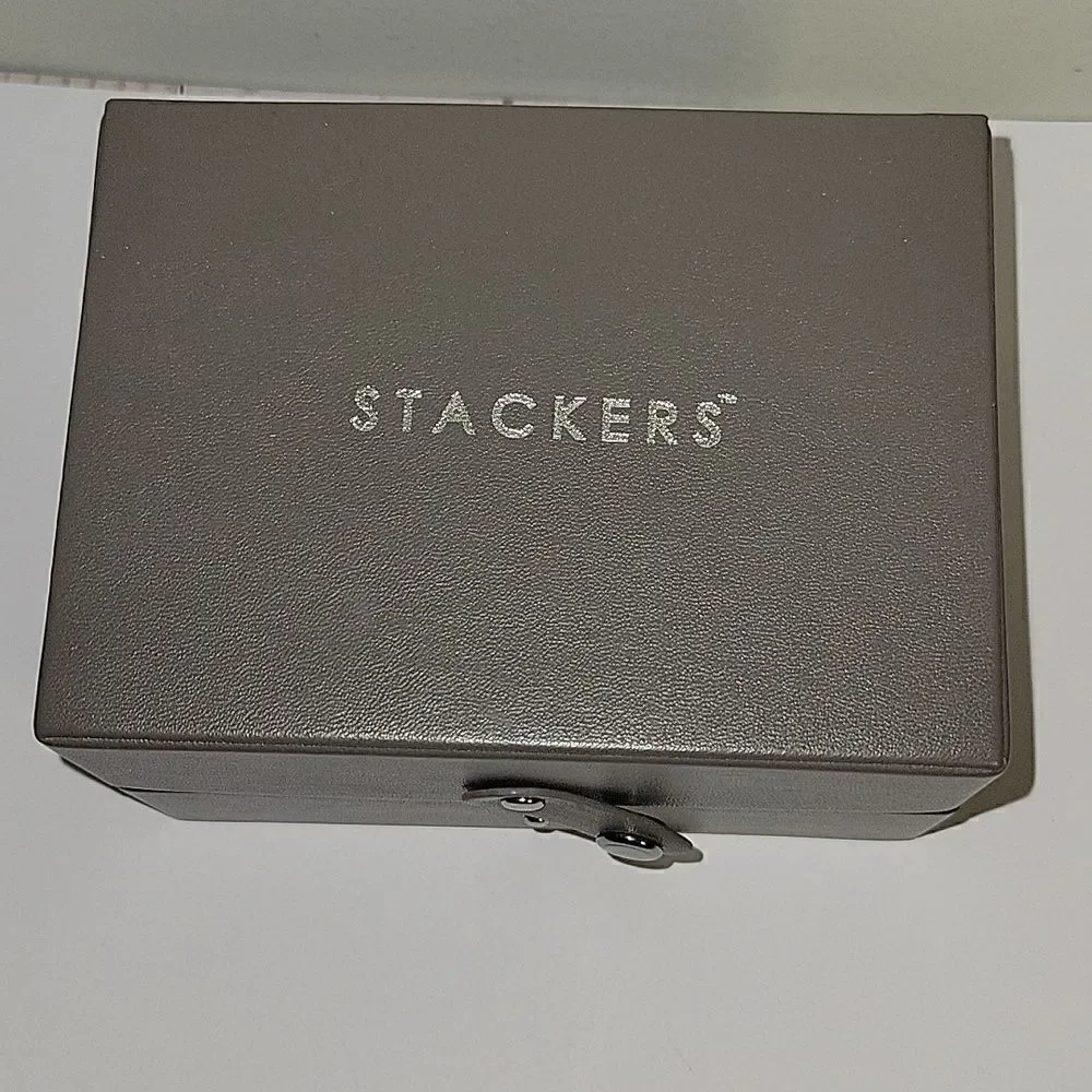 Stackers Travel sized Jewelry Box Taupe 5
